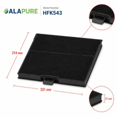 Alapure Aktivkohlefilter geeignet für Constructa 11026769 / 00705431 / 705431