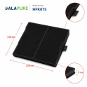 Alapure Aktivkohlefilter geeignet für Neff 00744075 / Z5133X1 / 744075