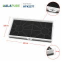 Alapure Aktivkohlefilter geeignet für Bosch 00465577 / 465577