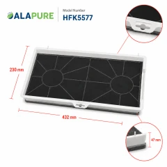 Alapure Aktivkohlefilter geeignet für Siemens 00465577 / 465577