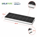 Alapure Aktivkohlefilter geeignet für Neff 00296178 / 296178 / Z5143X1