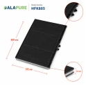 Alapure Aktivkohlefilter geeignet für Junker 11008080 / 11025805