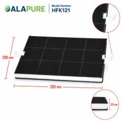 Alapure Aktivkohlefilter geeignet für Siemens 00351210 / 351210 / LZ51600