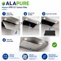 Alapure HFK121 Aktivkohlefilter geeignet für 351210 / 00351210 / DHZ5160 / CD96965001 / Z5114X0