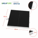 Alapure Aktivkohlefilter geeignet für Bosch 00360732 / 360732 / DRZ94UC / DHZ5185