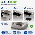 Alapure Aktivkohlefilter geeignet für Siemens 00744077 / 00669659 / 744077