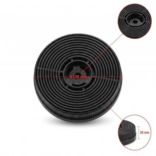 Respekta Kohlefilter MIZ0060N (2 Stück)