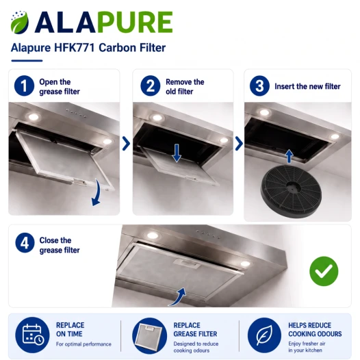 Alapure Kohlefilter passend für Klarstein UltraClean Kohlefilter 10033473