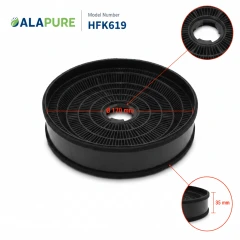 Alapure Aktivkohlefilter geeignet für Baumatic KFC6918 / 35602061 (2st.)