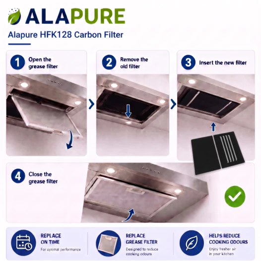Alapure Kohlefilter Passend für Brandt 72X3800 (2Stk)