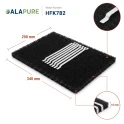 Alapure Aktivkohlefilter geeignet für Brandt 74X7954 (3 Stück)