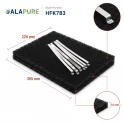 Alapure Aktivkohlefilter geeignet für Brandt 79X8361 / AK204AE1 (3 Stück)