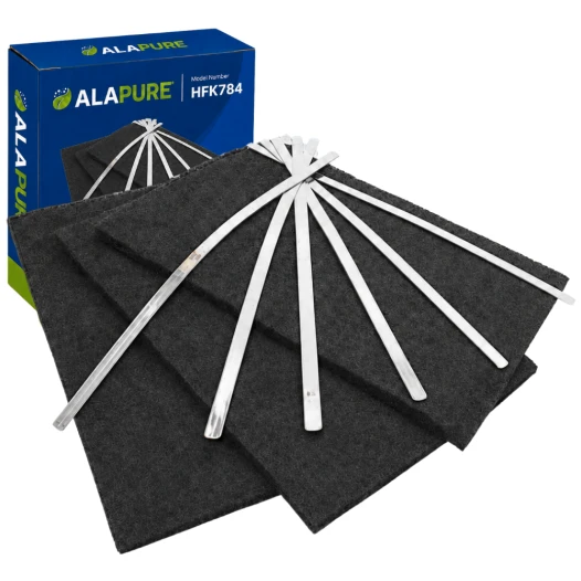 Alapure Aktivkohlefilter geeignet für Brandt AS0062460 (3 Stück)