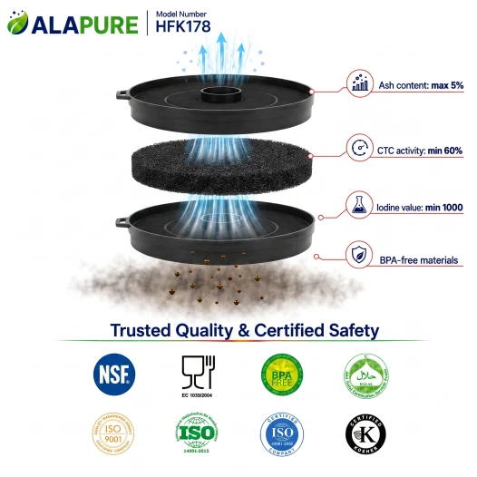 Alapure Aktivkohlefilter geeignet für KKT Kolbe 353121 / 00353121