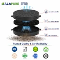Alapure Aktivkohlefilter geeignet für Falmec 103050091 / Nr. 6 (2 Stk.)