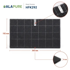 Alapure Aktivkohlefilter geeignet für Airforce AFFCAF25-27