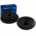 Alapure Kohlefilter passend für Beko KF9197060046 / 9197060046 (2Stk)