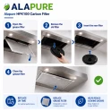 Alapure Kohlefilter passend für Beko KF9197060046 / 9197060046 (2Stk)