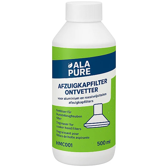 Alapure Filterentfetter für Dunstabzugshauben