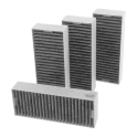 Alapure CleanAir Aktivkohlefilter Set geeignet für Siemens 17007113 / HZ9VRUD0