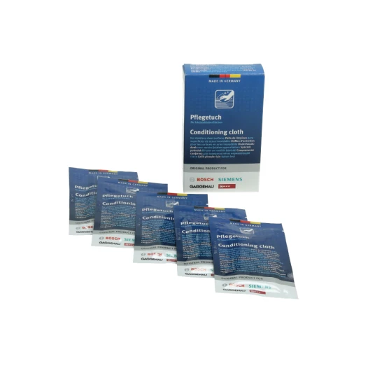Bosch / Siemens Edelstahl-Pflegetücher 311134 / 312007 / BSH (5 St.)