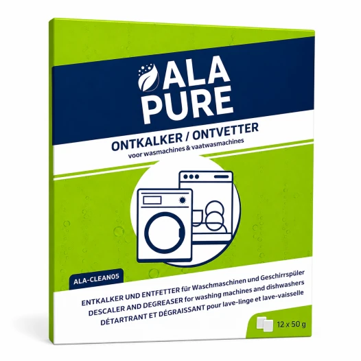 Alapure 3-in-1 Entkalker / Entfetter geeignet für WPRO DES131 / 484000008801 (12 St.)
