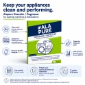 Alapure 3-in-1 Entkalker / Entfetter geeignet für WPRO DES131 / 484000008801 (12 St.)